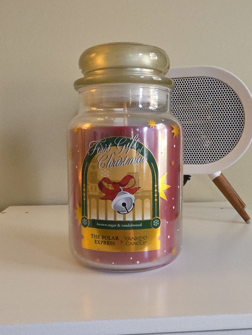 Yankee Candle First Gift of Christmas Jar Candle - Red & Gold